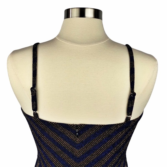 COSMOPOLITAN DRESS THE POPULATION Trista Strappy Dress L - Picture 4 of 12